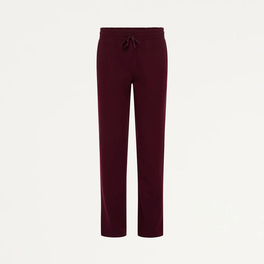 Jaanuu Scrubs Women's Kerr 365 High Waisted Scrub Pant Burgundy | scrub-supply.com