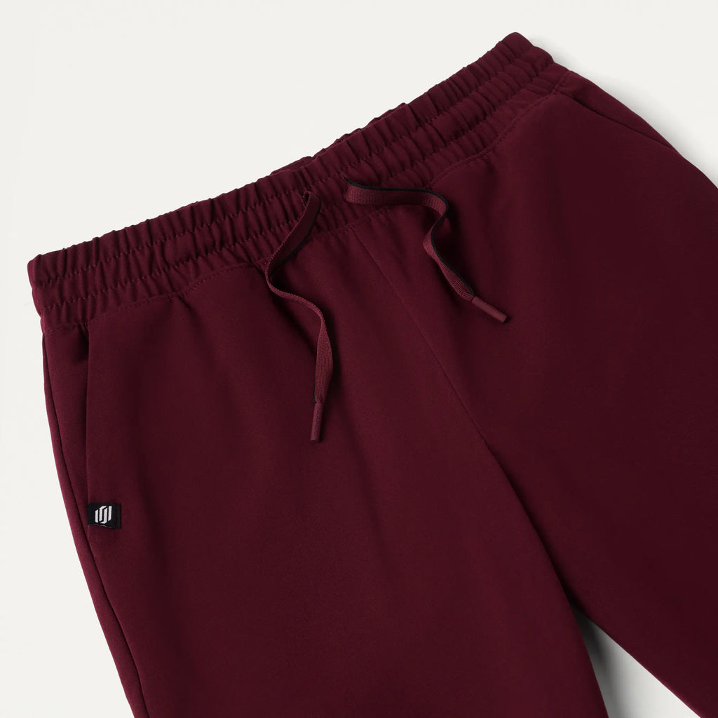 Jaanuu Scrubs Women's Kerr 365 High Waisted Scrub Pant Burgundy | scrub-supply.com