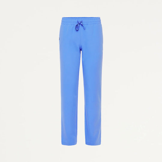 Jaanuu Scrubs Women's Kerr 365 High Waisted Scrub Pant Ceil Blue | scrub-supply.com