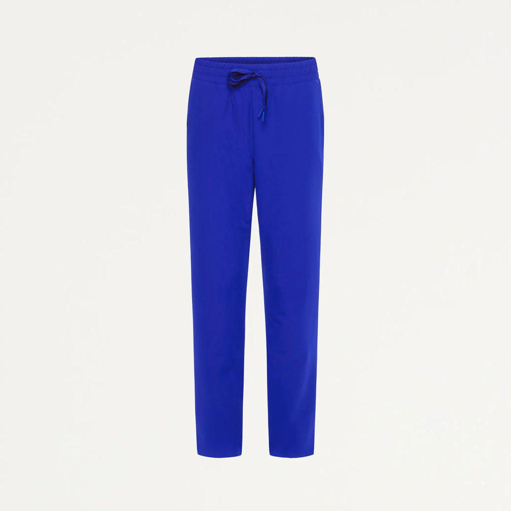 Jaanuu Scrubs Women's Kerr 365 High Waisted Scrub Pant Electric Blue | scrub-supply.com