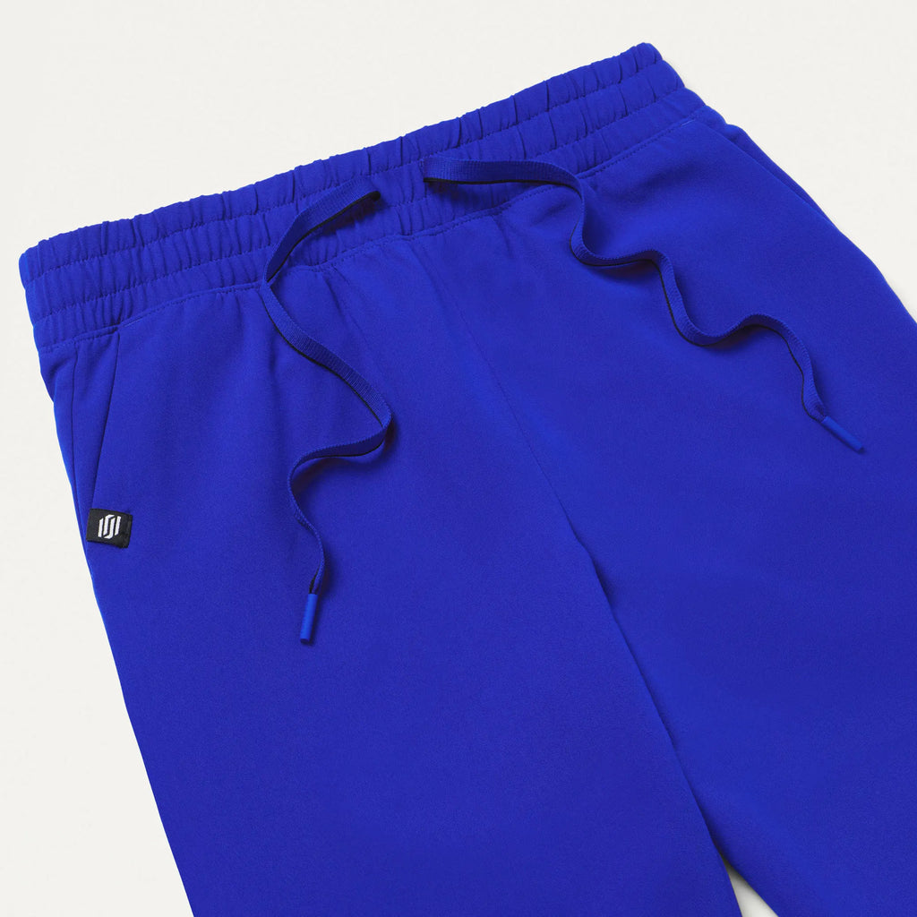 Jaanuu Scrubs Women's Kerr 365 High Waisted Scrub Pant Electric Blue | scrub-supply.com