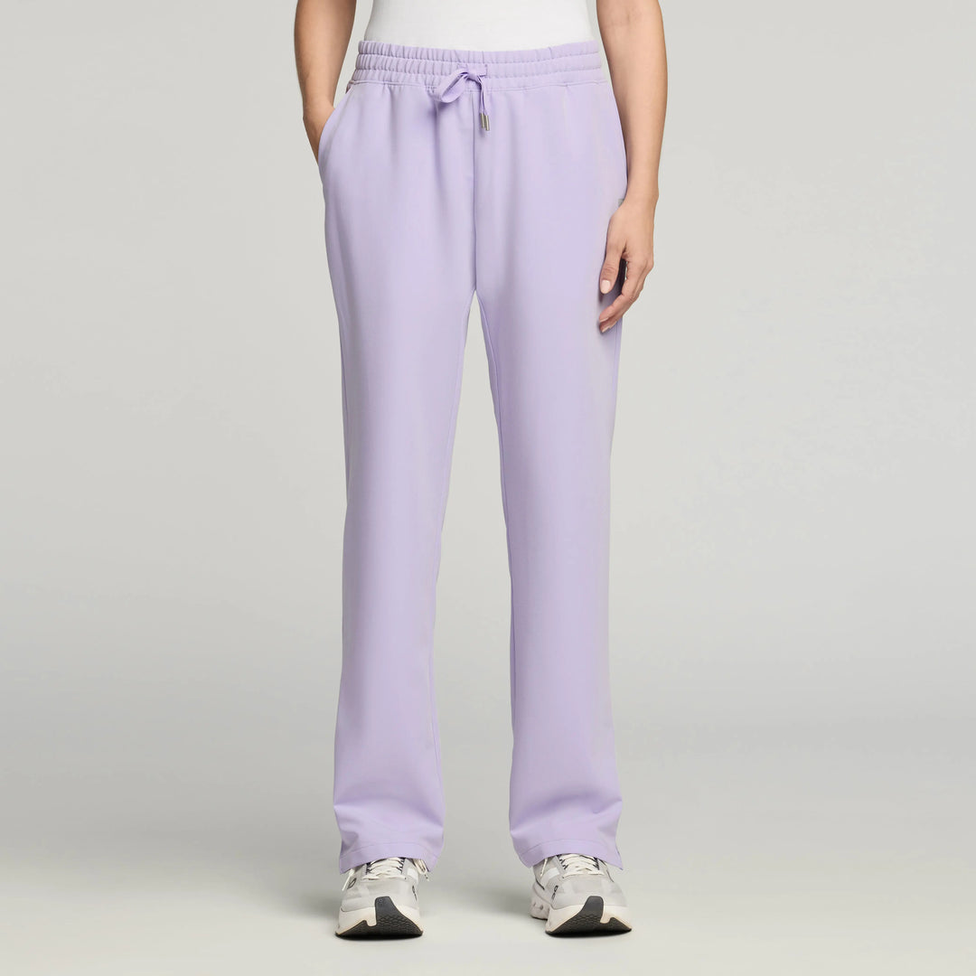 Jaanuu Scrubs Women's Kerr 365 High Waisted Scrub Pant Lavender | scrub-supply.com