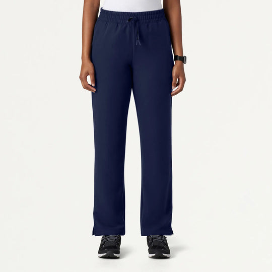 Jaanuu Scrubs Women's Kerr 365 High Waisted Scrub Pant Midnight Navy | scrub-supply.com