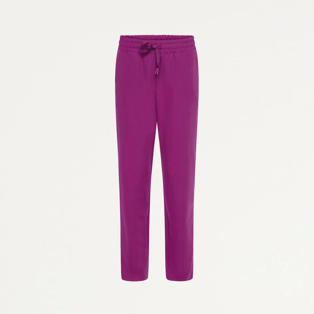 Jaanuu Scrubs Women's Kerr 365 High Waisted Scrub Pant Vivid Purple | scrub-supply.com