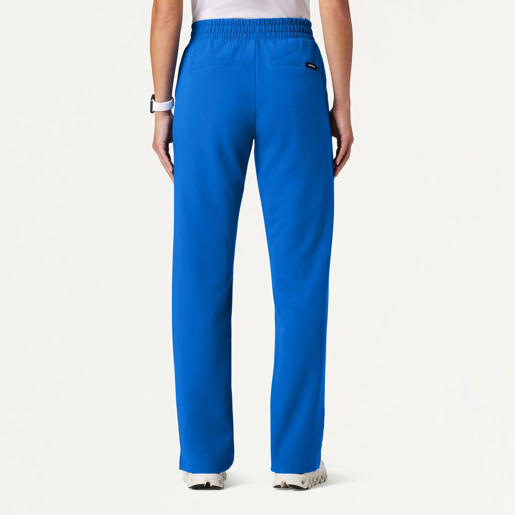 Jaanuu Scrubs Women's Kerr 365 High Waisted Scrub Pant Royal Blue | scrub-supply.com