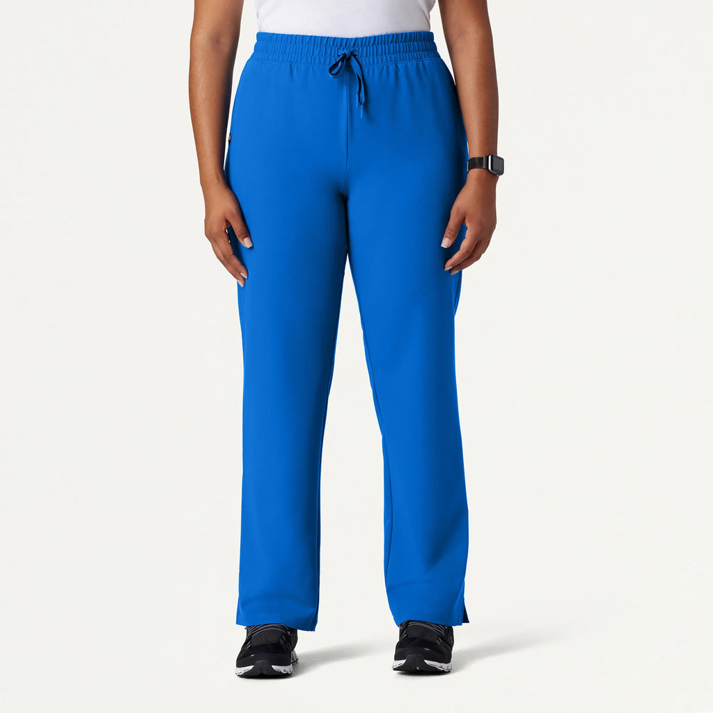 Jaanuu Scrubs Women's Kerr 365 High Waisted Scrub Pant Royal Blue | scrub-supply.com