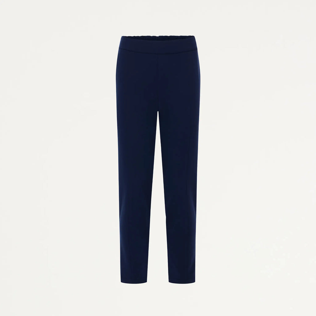 Jaanuu Scrubs Women's Lio Tapered 5-Pocket Scrub Pant Midnight Navy | scrub-supply.com