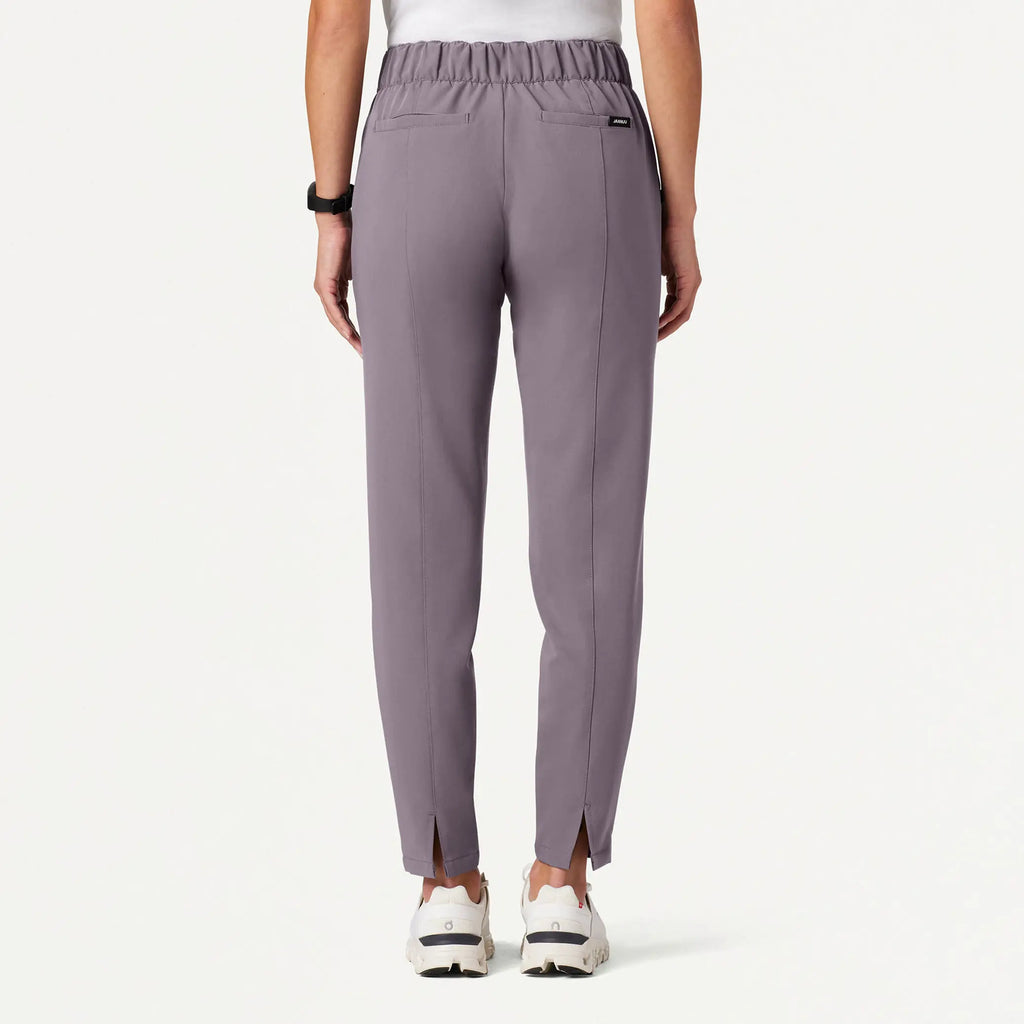 Jaanuu Scrubs Women's Lio Tapered 5-Pocket Scrub Pant Titanium | scrub-supply.com