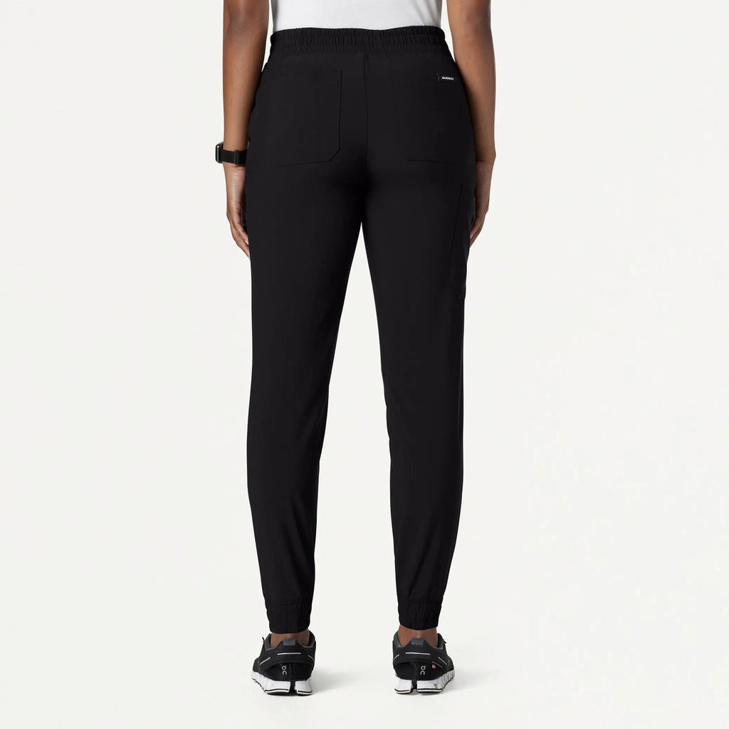 Jaanuu Scrubs Women's Fiora Slim ULTRAlite Scrub Jogger Black | scrub-supply.com