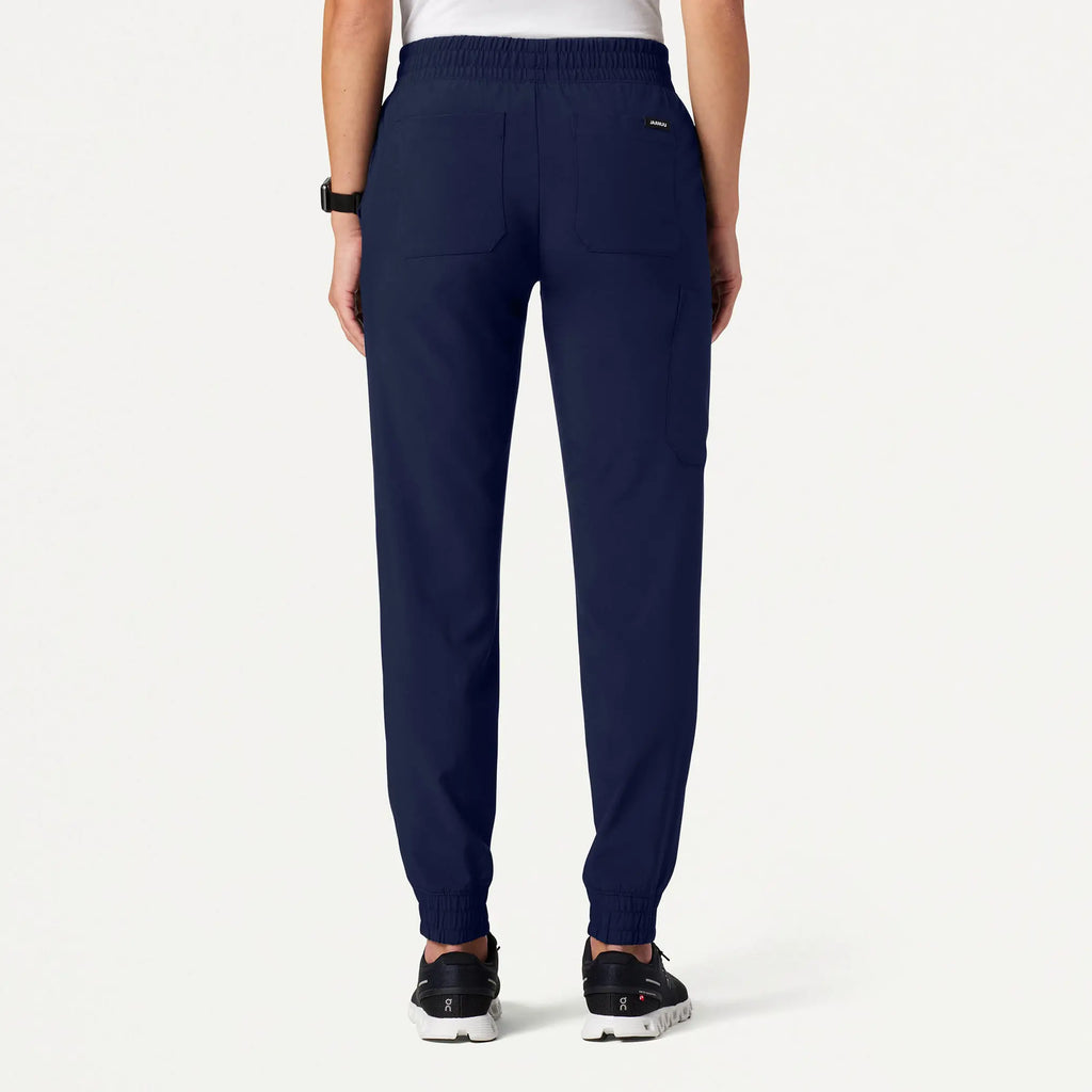 Jaanuu Scrubs Women's Fiora Slim ULTRAlite Scrub Jogger Midnight Navy | scrub-supply.com