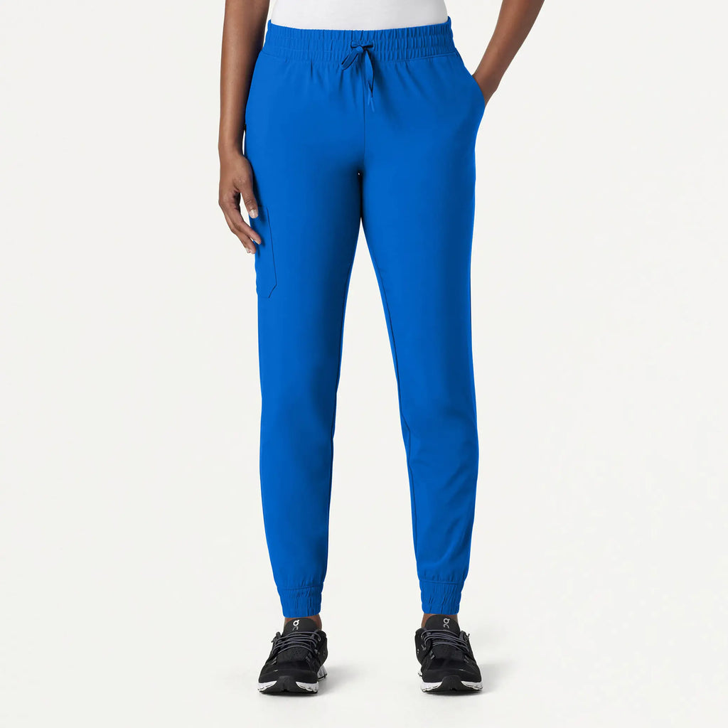 Jaanuu Scrubs Women's Fiora Slim ULTRAlite Scrub Jogger Royal Blue | scrub-supply.com