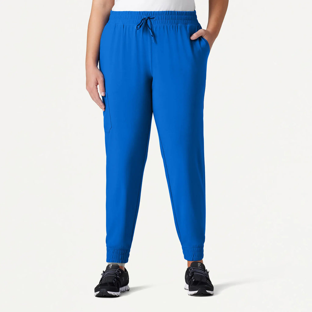 Jaanuu Scrubs Women's Fiora Slim ULTRAlite Scrub Jogger Royal Blue | scrub-supply.com