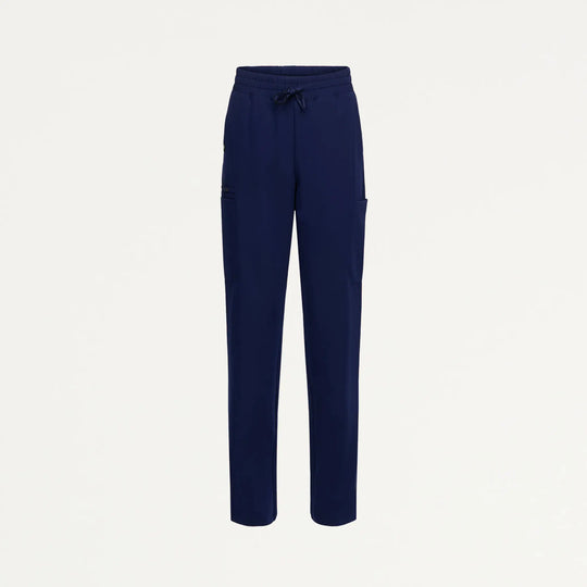 Jaanuu Scrubs Women's Payla 8-Pocket High Waisted Scrub Pant Midnight Navy | scrub-supply.com
