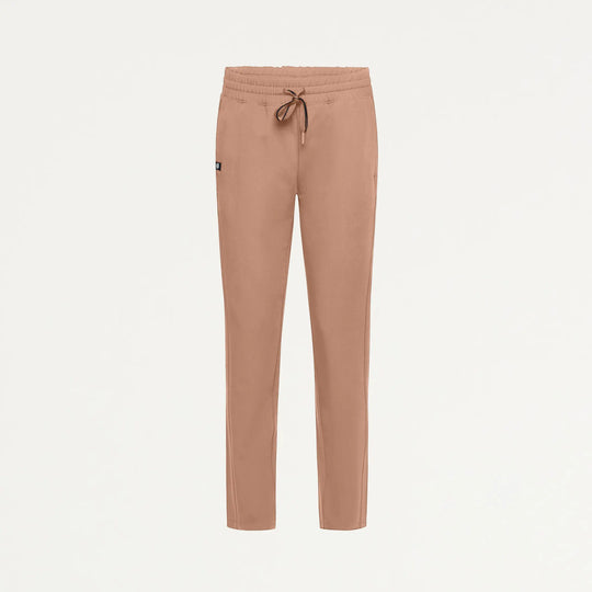 Jaanuu Scrubs Women's Effie Slim 6-Pocket Scrub Pant Clay | scrub-supply.com