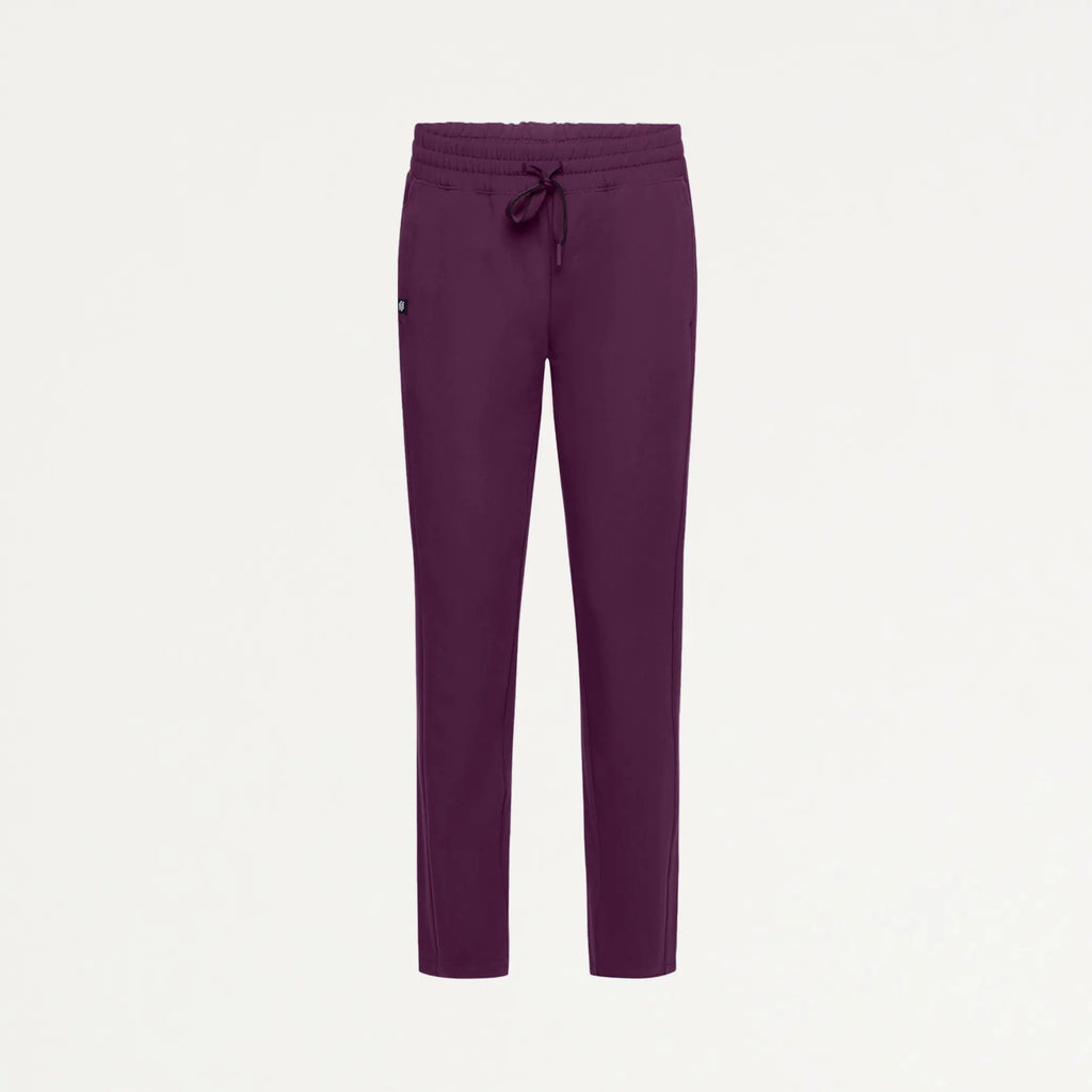 Jaanuu Scrubs Women's Effie Slim 6-Pocket Scrub Pant Dark Amethyst | scrub-supply.com