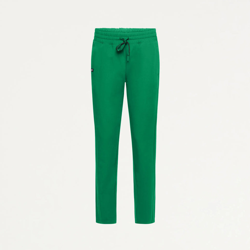 Jaanuu Scrubs Women's Effie Slim 6-Pocket Scrub Pant Emerald Green | scrub-supply.com