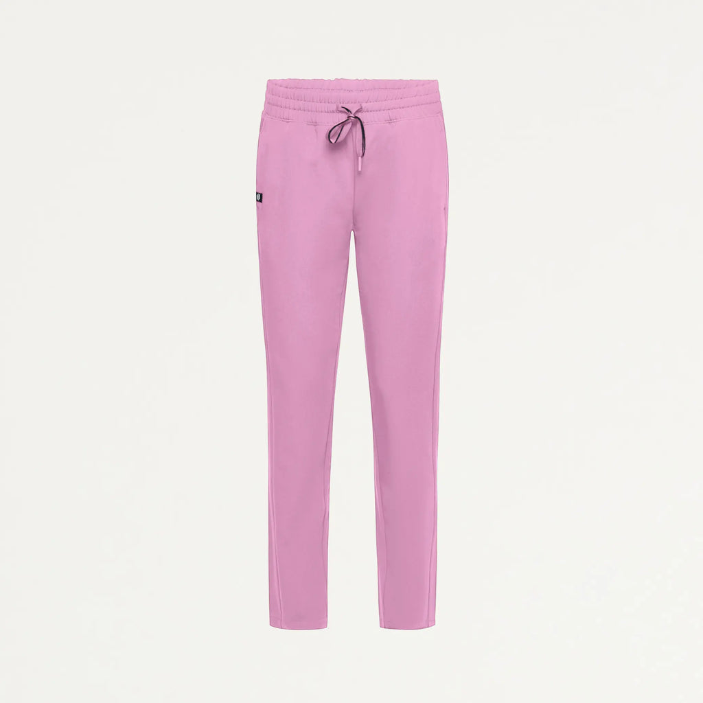 Jaanuu Scrubs Women's Effie Slim 6-Pocket Scrub Pant Light Magenta | scrub-supply.com