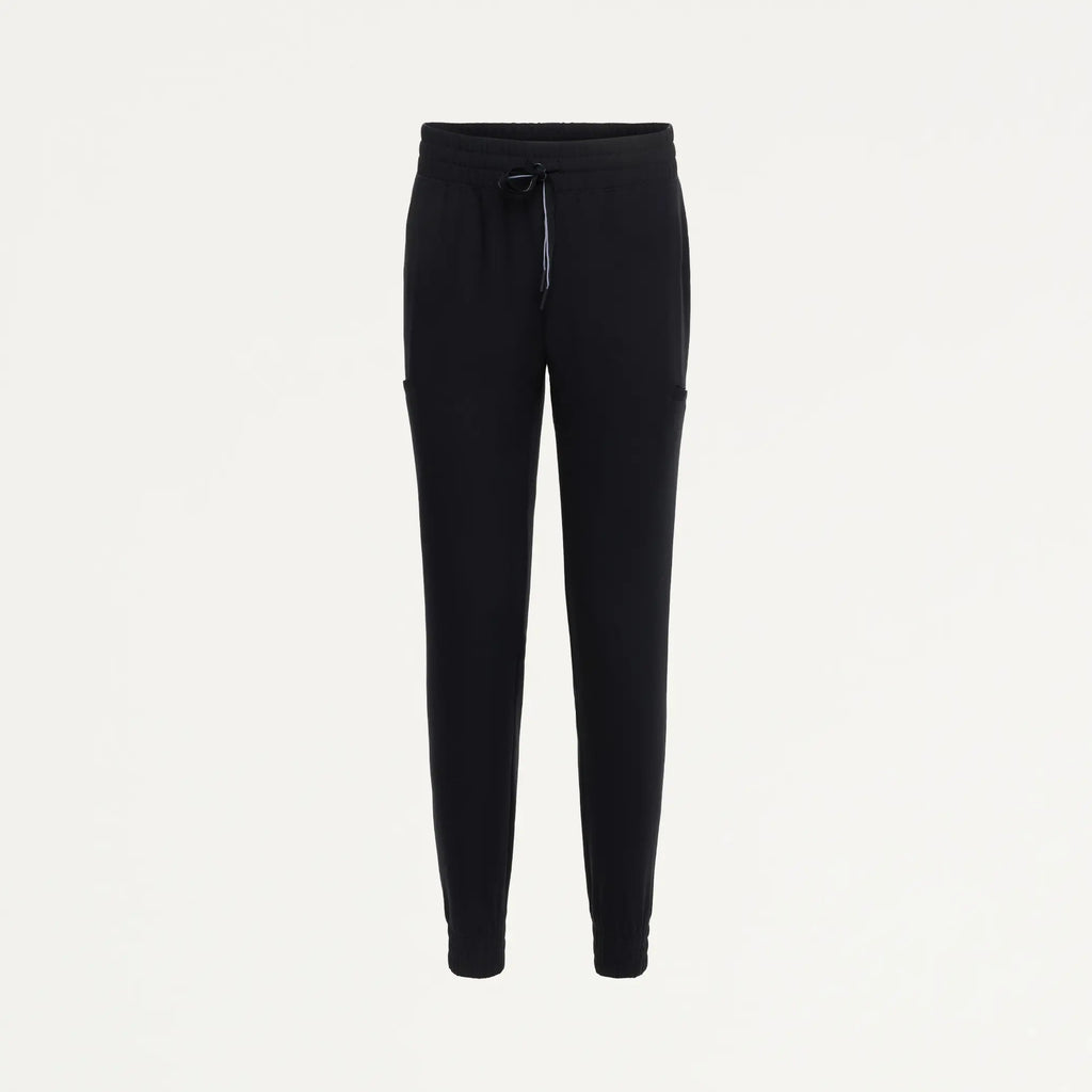 Jaanuu Scrubs Women's Jace Skinny On-the-Go Scrub Jogger Black | scrub-supply.com