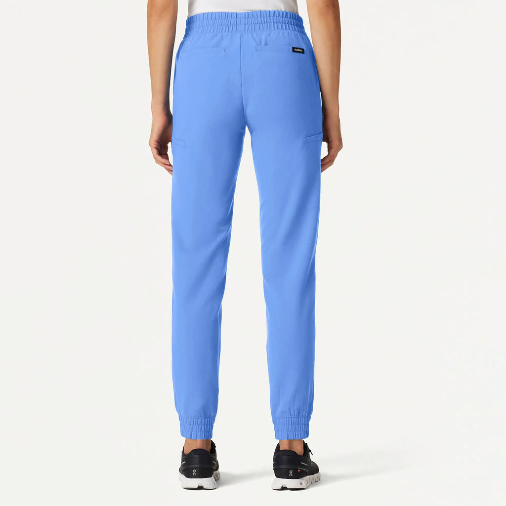 Jaanuu Scrubs Women's Jace Skinny On-the-Go Scrub Jogger Ceil Blue | scrub-supply.com