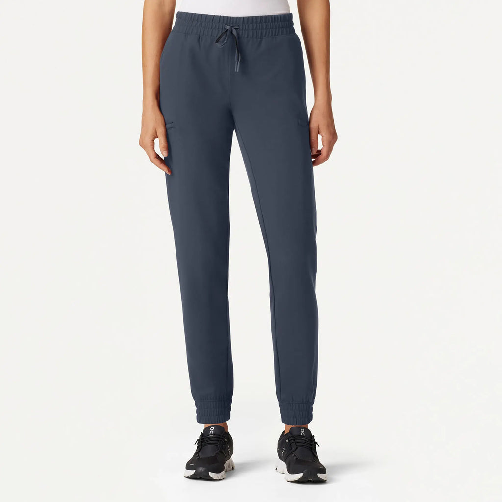 Jaanuu Scrubs Women's Jace Skinny On-the-Go Scrub Jogger Carbon Gray | scrub-supply.com