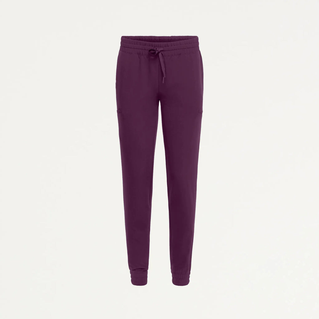 Jaanuu Scrubs Women's Jace Skinny On-the-Go Scrub Jogger Dark Amethyst | scrub-supply.com