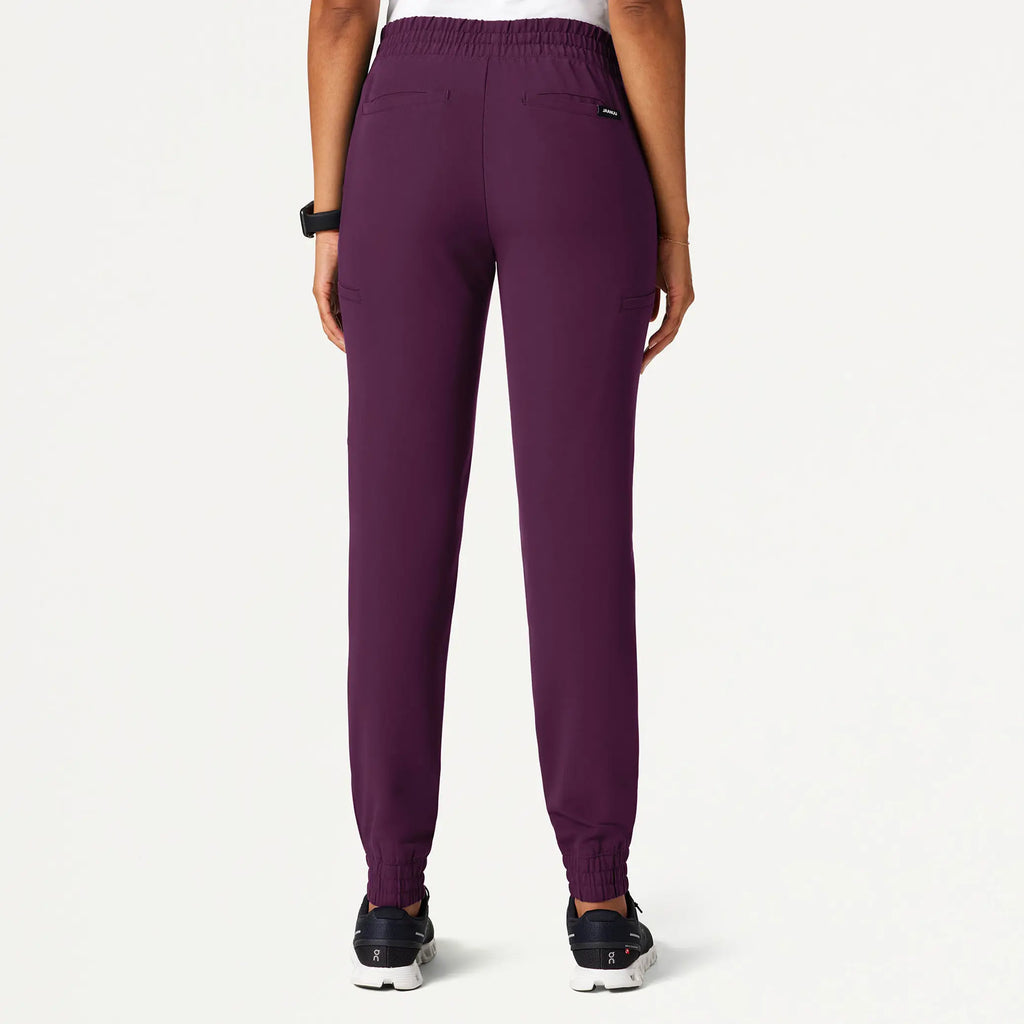 Jaanuu Scrubs Women's Jace Skinny On-the-Go Scrub Jogger Dark Amethyst | scrub-supply.com