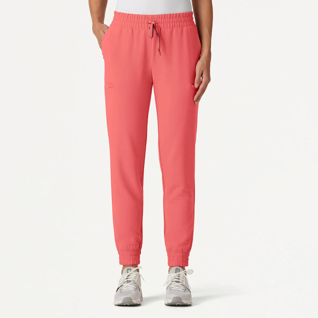 Jaanuu Scrubs Women's Jace Skinny On-the-Go Scrub Jogger Digital Pink | scrub-supply.com