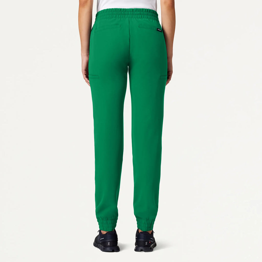 Jaanuu Scrubs Women's Jace Skinny On-the-Go Scrub Jogger Emerald Green | scrub-supply.com