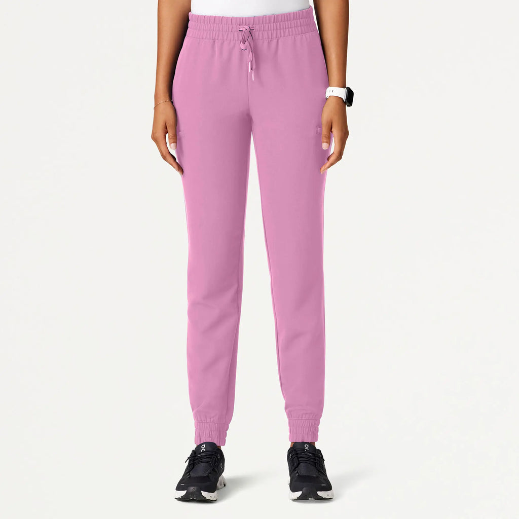 Jaanuu Scrubs Women's Jace Skinny On-the-Go Scrub Jogger Light Magenta | scrub-supply.com