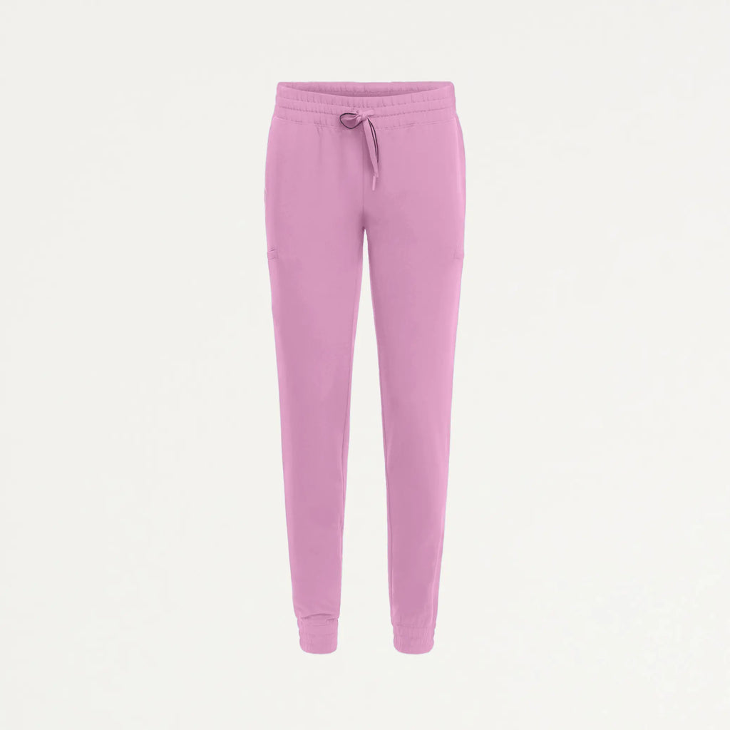 Jaanuu Scrubs Women's Jace Skinny On-the-Go Scrub Jogger Light Magenta | scrub-supply.com