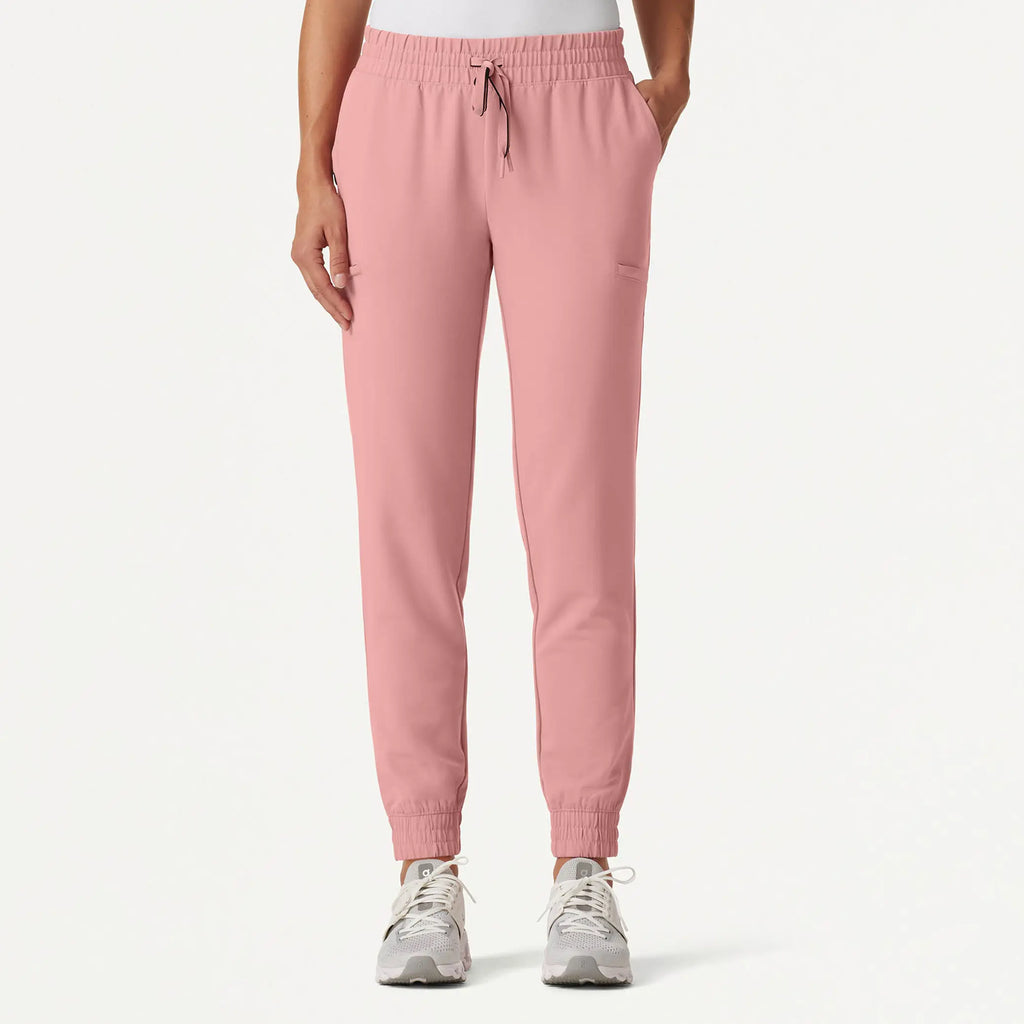 Jaanuu Scrubs Women's Jace Skinny On-the-Go Scrub Jogger Mauve | scrub-supply.com