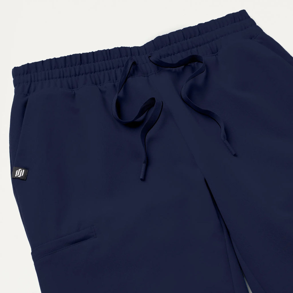 Jaanuu Scrubs Women's Jace Skinny On-the-Go Scrub Jogger Midnight Navy | scrub-supply.com