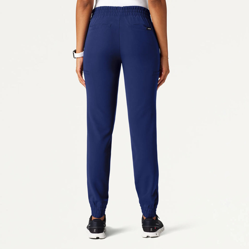 Jaanuu Scrubs Women's Jace Skinny On-the-Go Scrub Jogger Navy Blue | scrub-supply.com