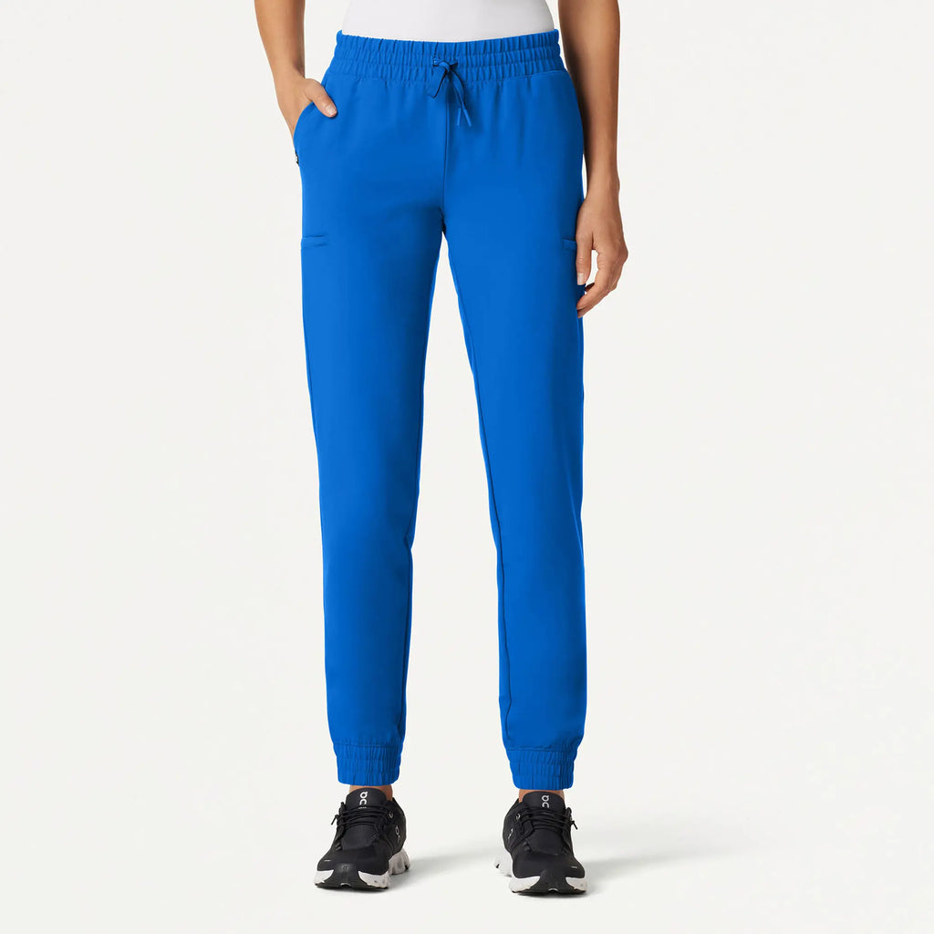 Jaanuu Scrubs Women's Jace Skinny On-the-Go Scrub Jogger Royal Blue | scrub-supply.com