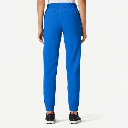 Jaanuu Scrubs Women's Jace Skinny On-the-Go Scrub Jogger Royal Blue | scrub-supply.com