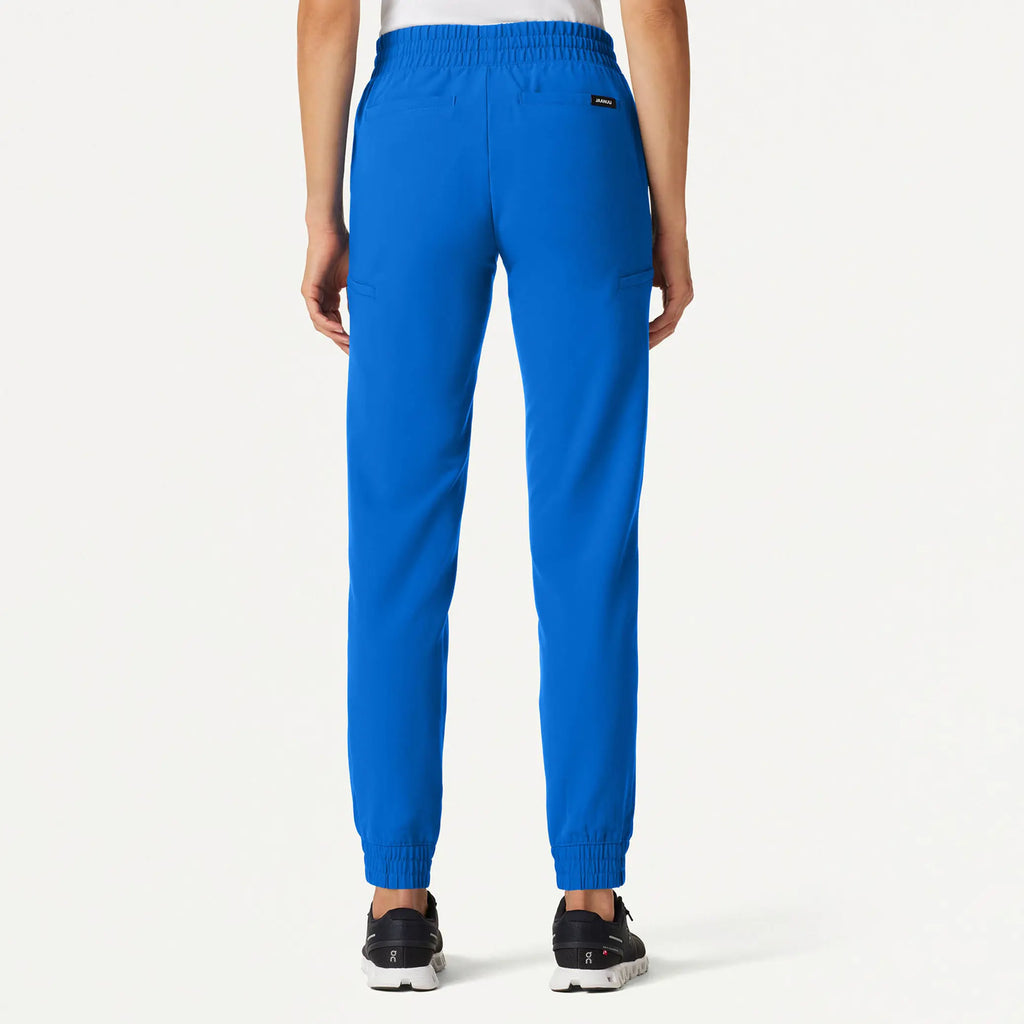 Jaanuu Scrubs Women's Jace Skinny On-the-Go Scrub Jogger Royal Blue | scrub-supply.com