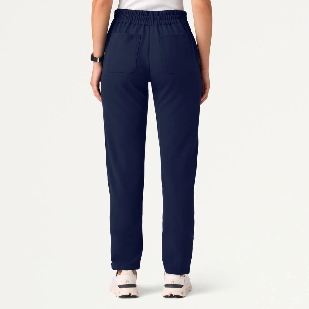 Jaanuu Scrubs Women's Skyler Slim Zip-Fly Scrub Pant Midnight Navy | scrub-supply.com