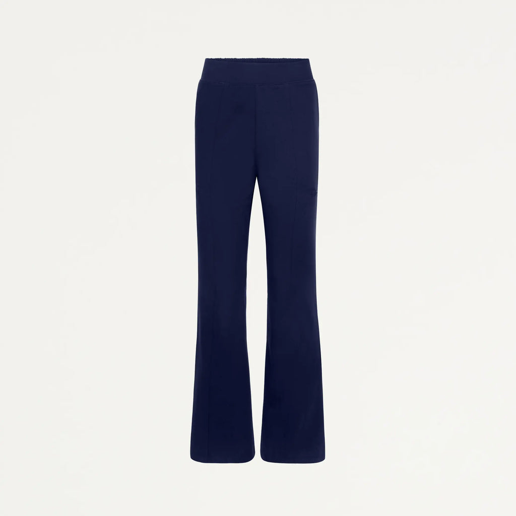 Jaanuu Scrubs Women's Harper Slim High Waisted Scrub Pant Midnight Navy | scrub-supply.com