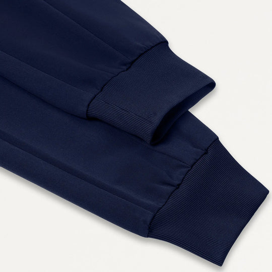 Jaanuu Scrubs Women's Willow Slim High Waisted Scrub Jogger Midnight Navy | scrub-supply.com