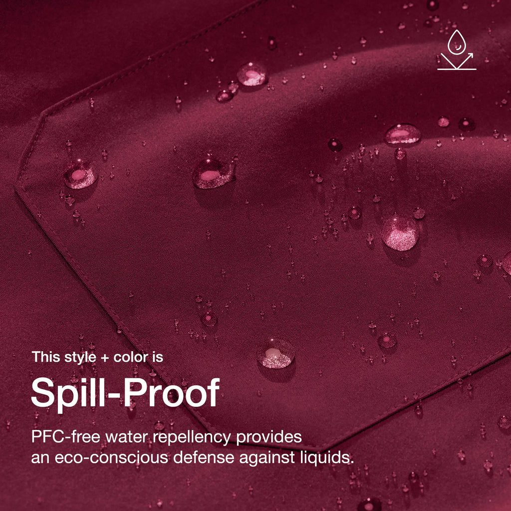 Jaanuu Scrubs Women's Xenos ULTRAlite 5-Pocket Classic Scrub Pant Burgundy | scrub-supply.com