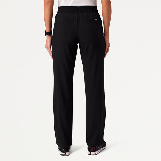 Jaanuu Scrubs Women's Xenos ULTRAlite 5-Pocket Classic Scrub Pant Black | scrub-supply.com