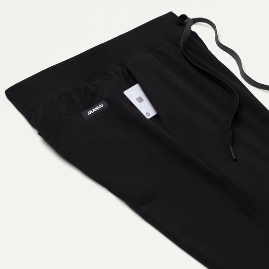 Jaanuu Scrubs Women's Xenos ULTRAlite 5-Pocket Classic Scrub Pant Black | scrub-supply.com