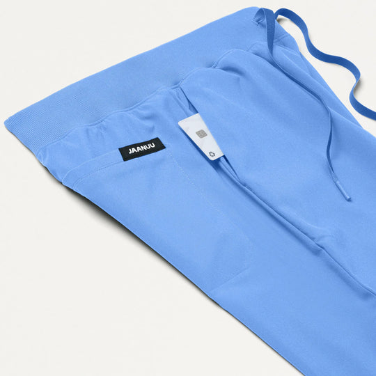 Jaanuu Scrubs Women's Xenos ULTRAlite 5-Pocket Classic Scrub Pant Ceil Blue | scrub-supply.com