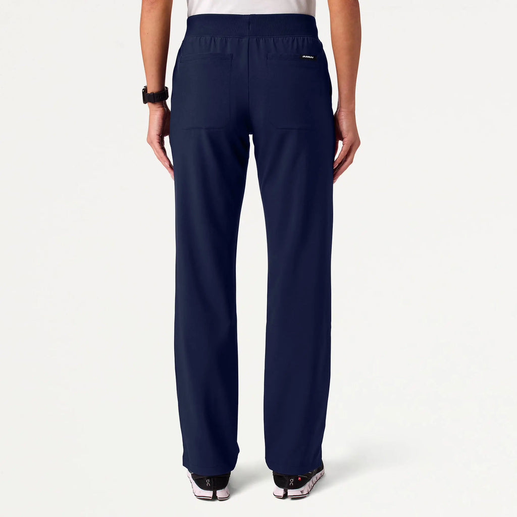 Jaanuu Scrubs Women's Xenos ULTRAlite 5-Pocket Classic Scrub Pant Midnight Navy | scrub-supply.com