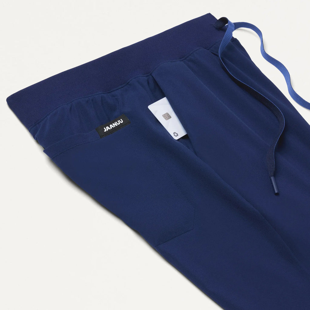 Jaanuu Scrubs Women's Xenos ULTRAlite 5-Pocket Classic Scrub Pant Midnight Navy | scrub-supply.com