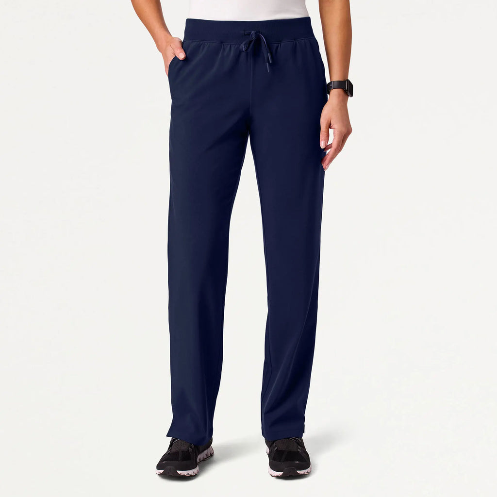 Jaanuu Scrubs Women's Xenos ULTRAlite 5-Pocket Classic Scrub Pant Midnight Navy | scrub-supply.com