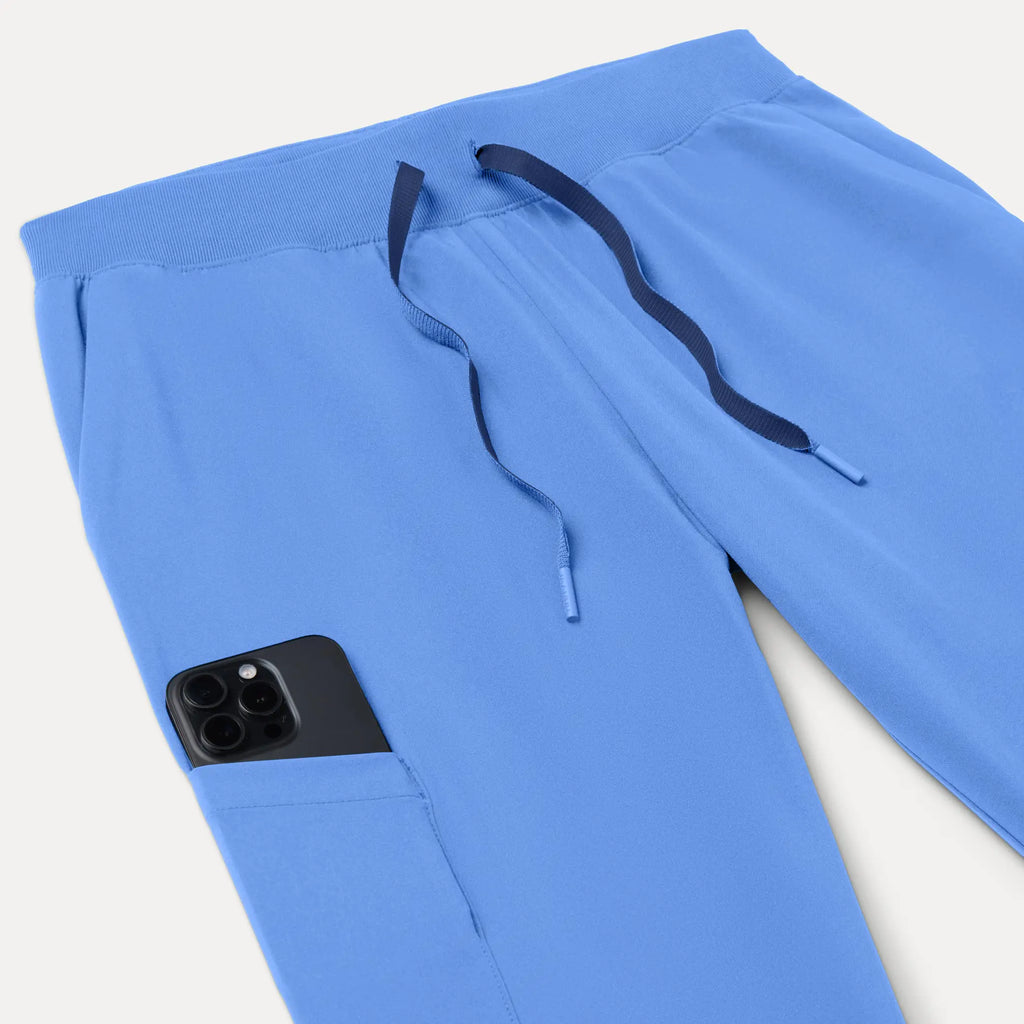 Jaanuu Scrubs Women's Silex ULTRAlite 6-Pocket Slim Scrub Jogger Ceil Blue | scrub-supply.com