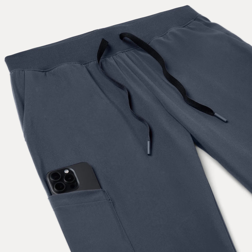 Jaanuu Scrubs Women's Silex ULTRAlite 6-Pocket Slim Scrub Jogger Carbon Gray | scrub-supply.com