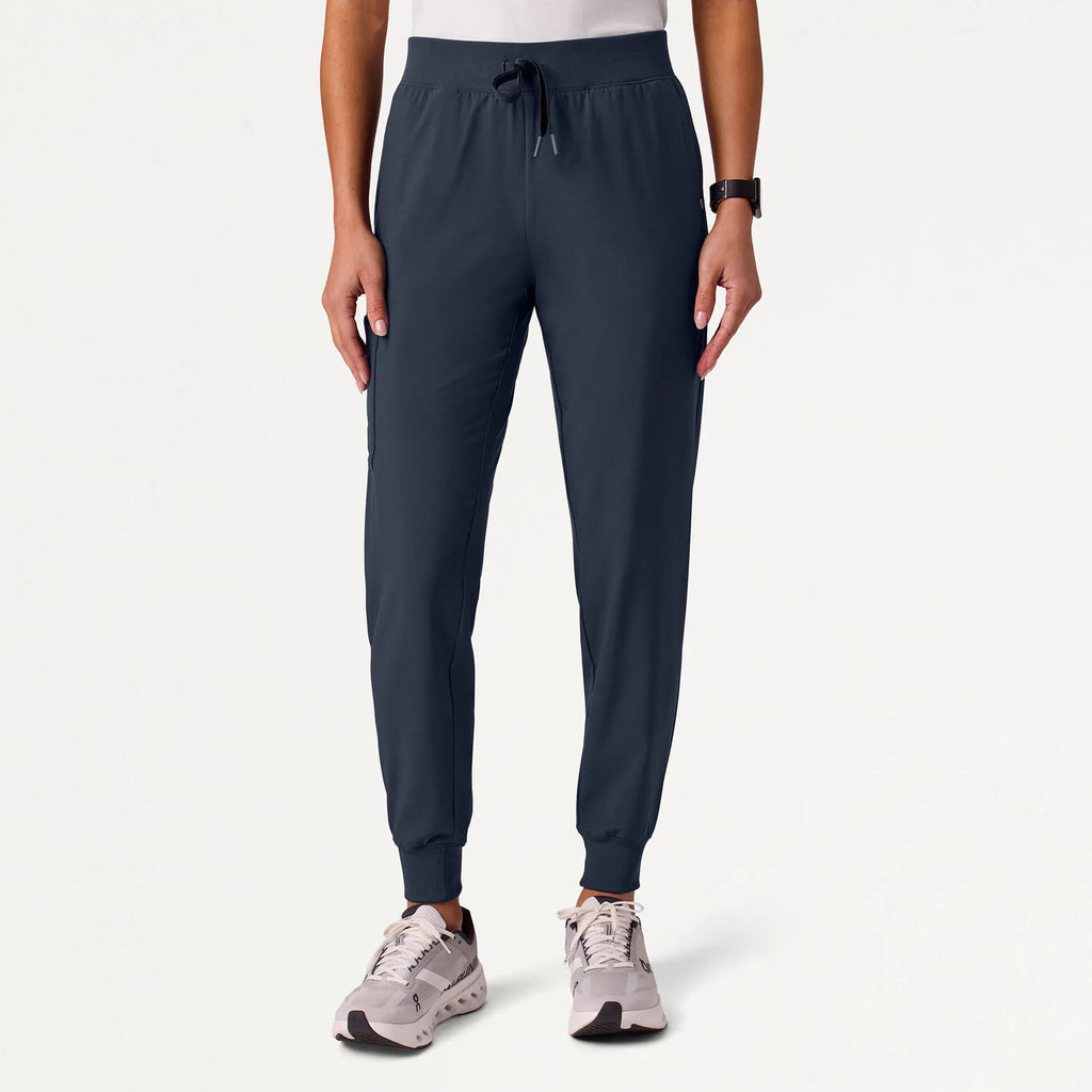 Jaanuu Scrubs Women's Silex ULTRAlite 6-Pocket Slim Scrub Jogger Carbon Gray | scrub-supply.com