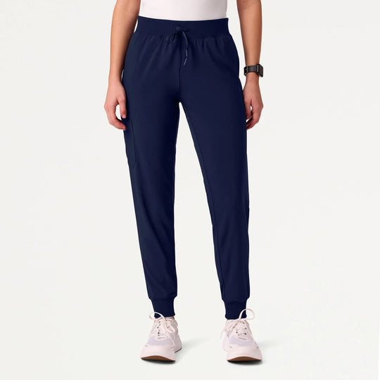 Jaanuu Scrubs Women's Silex ULTRAlite 6-Pocket Slim Scrub Jogger Midnight Navy | scrub-supply.com